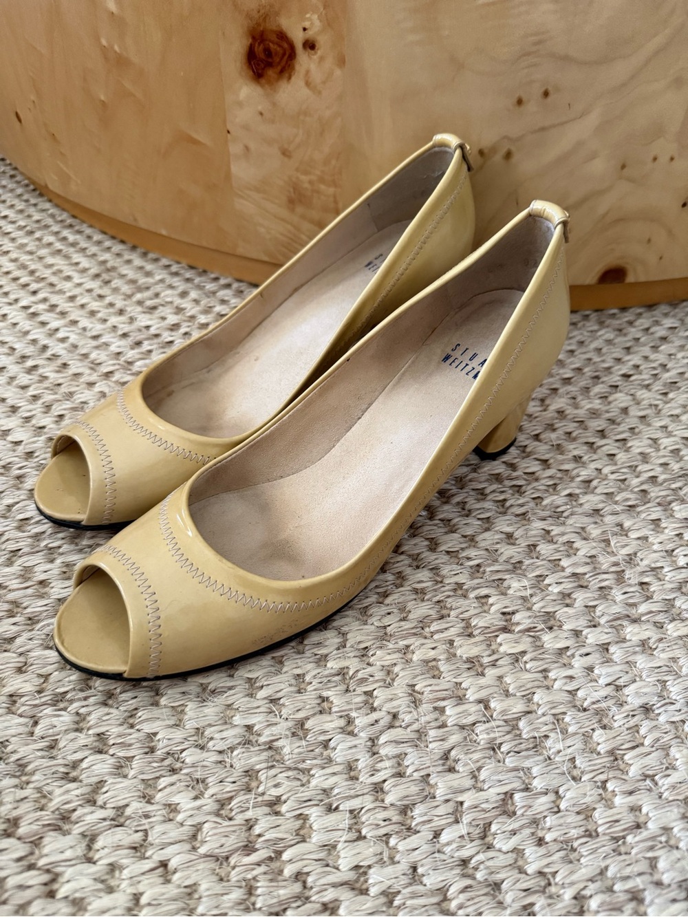 Vintage Stuart Weitzman block heel